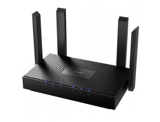 Безжичен рутер Cudy WR3000, AX3000, 2.4/5 GHz, 574 - 2402 Mbps, 10/100/1000