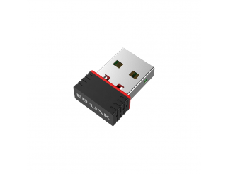 Безжичен мрежов адаптер LB-LINK BL-WN151, USB, 150Mbps, Черен 
