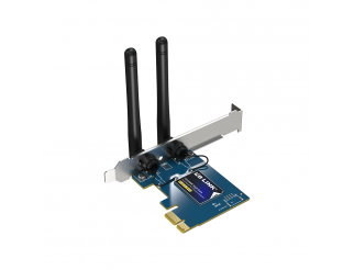 Безжичен мрежов адаптер LB-LINK BL-P650H, PCI-E, 650Mbps, 2.4/5Ghz, 2 x 6dBi, Син 