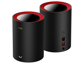 Безжична MESH система Cudy M3000, 2 броя, AX3000 Dual Band, 2.4/5 GHz, 574 -  2402 Mbps