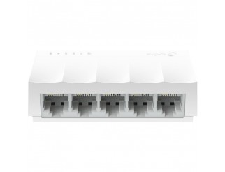 Мрежов суич TP-Link LiteWave 5-Port 10/100Mbps Desktop Switch, 5 10/100Mbps RJ45 Ports, Desktop Plastic Case, Green Ethernet technology