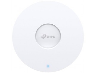 Мрежова точка за достъп TP-Link EAP610 AX1800 Wireless Dual Band Ceiling Mount Access Point, 574Mbps (2.4 GHz) + 1201 Mbps (5 GHz), 1 x G RJ45 port, 802.3at POE and 12V DC, 4×Internal Antennas, MU-MIMO, Seamless Roaming, Band Steering, Beamforming, Load B