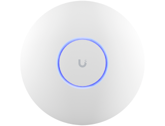Мрежова точка за достъп Ubiquiti U7-PRO Ceiling-mount WiFi 7 AP with 6 GHz support, 2.5 GbE uplink, and 9.3 Gbps over-the-air speed, 140 m² (1,500 ft²) coverage