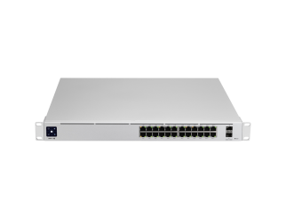 Мрежов суич UBIQUITI Auto-sensing per port Power over Ethernet plus (PoE+) 24 Ports PoE Universal Power Over Ethernet (UPOE)