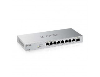 Суич ZyXEL XMG-108, 8 портов 2,5Gb + 1xSFP+, неуправляем