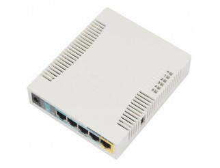 Безжичен Access Point MikroTik RB951Ui-2HnD, 2.4Ghz AP, 5xGigabit Ethernet, USB, 600MHz CPU, 128MB RAM