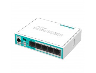 Рутер MiKrotik RB750R2, 10/100 Mbps, PoE, 64 MB, CPU 850MHz, Бял