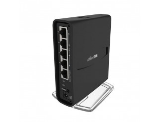 Безжичен Access Point MikroTik hAP ac² RBD52G-5HacD2HnD, 128MB RAM, 5 x Gbit LAN, 2.4Ghz 802.11b/g/n, 5GHz 802.11an/ac
