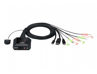 Превключвател KVM ATEN CS52DP, Дву портов USB-C DisplayPort 
