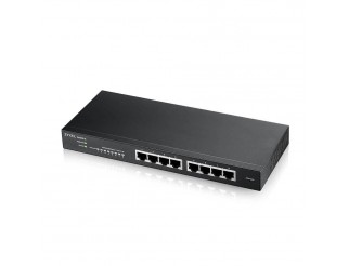 Суич 8-портов ZyXEL GS1915-8, Gigabit, управляем, standalone или Nebula управление