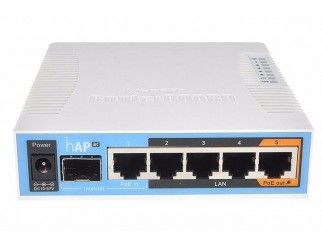 Безжичен Access Point MikroTik hAP AC RB962UiGS-5HacT2HnT, 5x 10/100/1000, USB 2.0