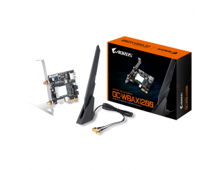 Безжичен PCI Express адаптер GIGABYTE AORUS GC-WBAX1200 WI-FI 6E Bluetooth 5.2