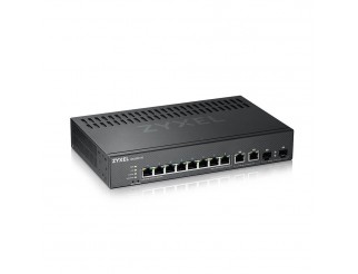 Суич ZYXEL GS2220-10, 10 портов управляем L2, 8x Gigabit + 2x Gigabit combo (RJ45/SFP)