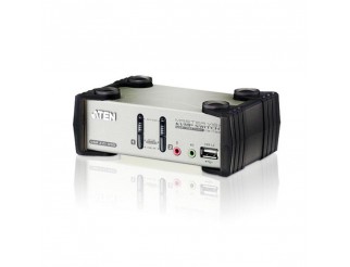 KVMP превключвател, ATEN CS1732B, 2-портов, PS/2-USB, VGA, Audio, OSD