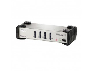 KVMP превключвател, ATEN CS1734B, 4-портов, PS/2-USB, VGA, Audio, OSD