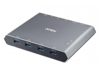 KVM превключвател, ATEN US3311, 2-портов, 4K, DisplayPort, USB-C, (поддържа до 8K)