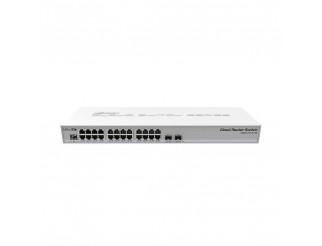 Суич MikroTik CRS326-24S+2Q+RM, 24 x Gigabit Ethernet ports, 2 x SFP