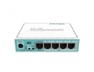 Рутер MiKrotik RB750GR3 HEX, 5 x 10/100/1000 Mbps, PoE, Бял