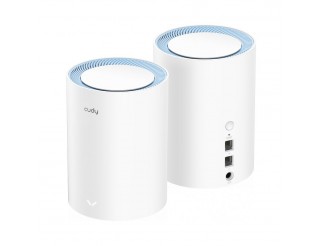 Безжичен рутер Cudy M1200 2, AC1200 Dual Band, 2.4/5 GHz, 300 -  867 Mbps, 2 броя