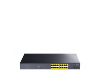 Суич Cudy GS1020PS2, 16 x Gigabit PoE, 2 x Gigabit SFP