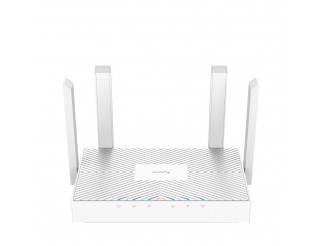 Безжичен рутер CUDY WR1300E, Двубандов AC1200, 300+867 Mbps, 3xGigabit, Бял