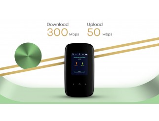 Безжичен рутер ZYXEL LTE2566, LTE 4G, SIM слот, 300Mbps, Двубандов