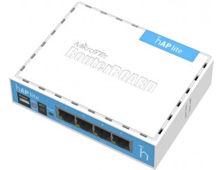 Безжичен Access Point MikroTik hAP lite RB941-2nD, 32MB RAM, 4xLAN, built-in 2.4Ghz 802.11b/g/n, Classic