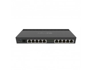 Рутер MikroTik RB4011iGS+RM, CPU 1.4GHz, 1GB, 10xGbit LAN, 1xSFP, PoE in/out 1U