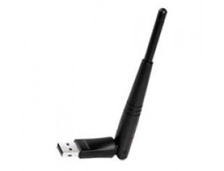 Безжична мрежова карта EDIMAX Eдимакс безжичен 300Mbps 1T2R USB адаптер с антена