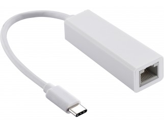 Мрежова карта, No Brand, USB 3.1 Type-C, Бял 