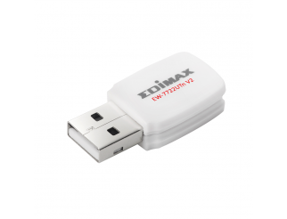 Безжичен мини адаптер EDIMAX EW-7722UTN V3, USB, Realtek, 2.4Ghz, 802.11n/g/b
