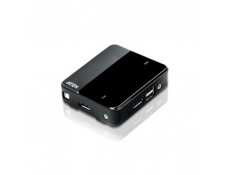 KVM превключвател ATEN CS782DP, 2-портов, USB, DisplayPort, Audio, 4K, Включени кабели