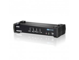 KVMP превключвател ATEN CS1784A, 4-портов, USB, DVI Dual Link, Audio