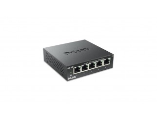 Суич D-Link DES-105/E, 5 портов 10/100, метален корпус