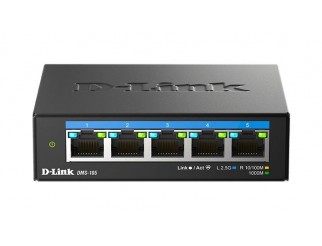 Суич D-Link DMS-105/E, 5 портов 2.5G Multi-Gigabit