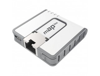 Безжичен Access Point MikroTik mAP Lite RBmAPL-2nD, 64MB RAM, 1xLAN 10/100, 802.3af/at