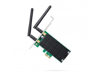 Безжичен адаптер TP-LINK Archer T4E, AC1200 dual band, PCI-EX, две външни антени