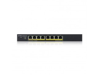 Суич ZYXEL GS1900-8HP-V3, 8 портов смарт управляем, PoE, Gigabit