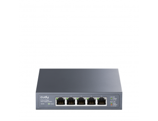 Суич Cudy HS105, 5x2.5G портов Gigabit Ethernet (RJ45), Метален корпус