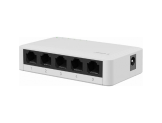 Суич Gembird NSW-G5-01 Switch 5 ports 10/100/1000 Mbps, White